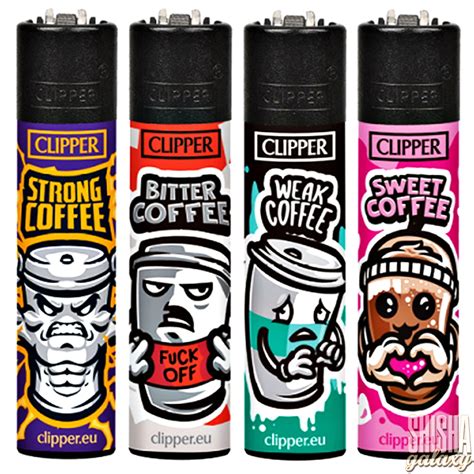 Clipper Kaffee Feuerzeuge Er Set Classic Large Shishagalaxy De