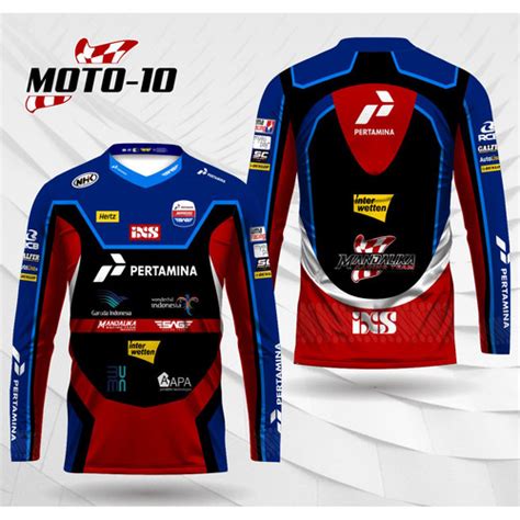 Jual Jersey Motogp Mandalika Baju Kaos Moto Gp Indonesia Lengan Panjang