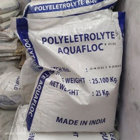 White Anionic Polyelectrolyte Powder Packaging Type HDPE BAG At 145