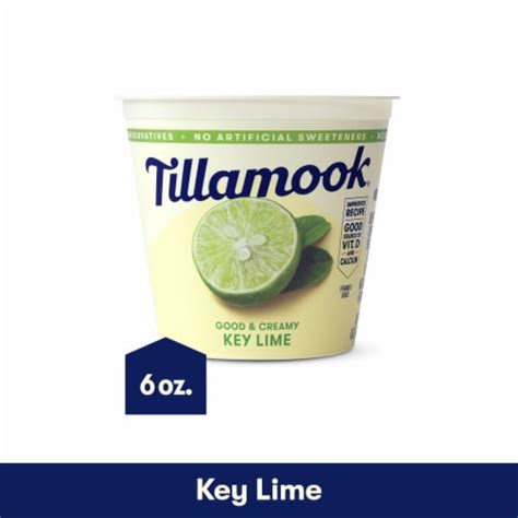 Tillamook Key Lime Low Fat Yogurt Cup 6 Oz Kroger