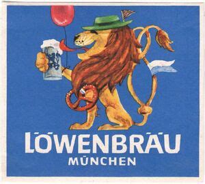 Drink Label Löwenbräu München Löwenbrau AG Germany Federal