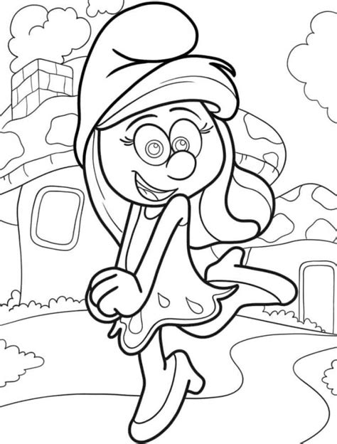 Coloriage Schtroumpf Gratuit Imprimer