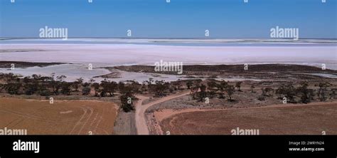 Lake Tyrrell is the largest salt water lake at Sea lake in the Mallee ...