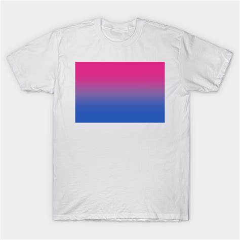 Bisexual Pride Flag Gradient Flag T Shirt Teepublic