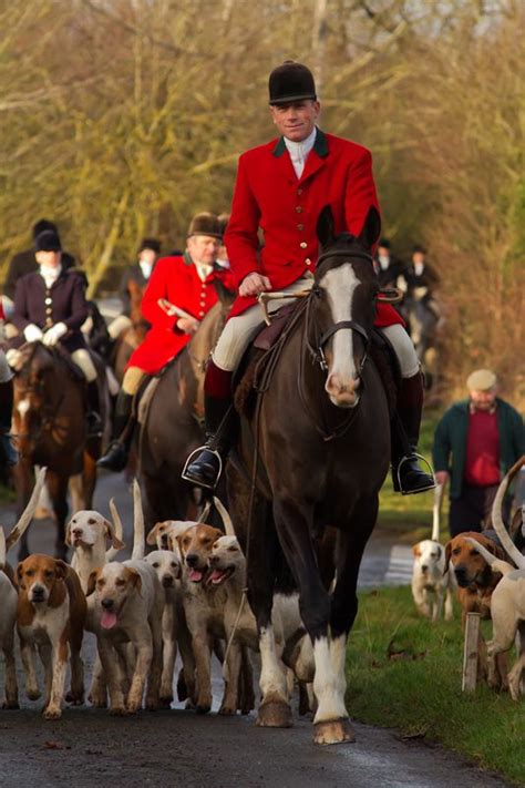 See This Scene They Have Groups Who Ride With The Hounds In The