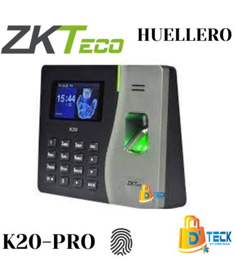 ZKTECO K20 PRO CONTROL DE ASISTENCIA POR HUELLA TARJETA