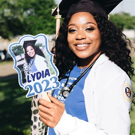 Custom Photo Graduation Face Fans Graduation Head Fans With Wooden