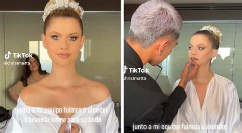 Brunella Horna En Tiktok As Fue Su Impecable Maquillaje Y Peinado