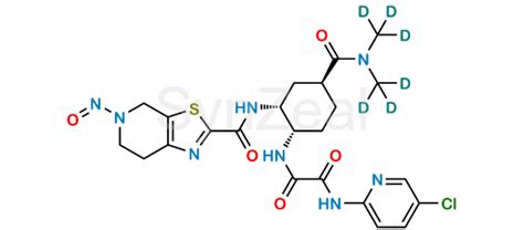 N Nitroso Desmethyl Edoxaban Impurity Na Synzeal