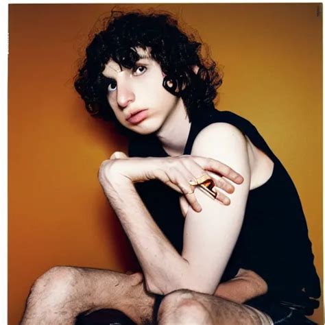 Finn Wolfhard Showing His Arm Pits By Nan Goldin By Stable Diffusion