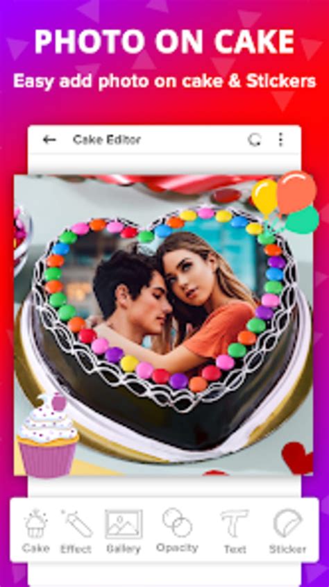 Birthday Photo Frame With Cake для Android — Скачать