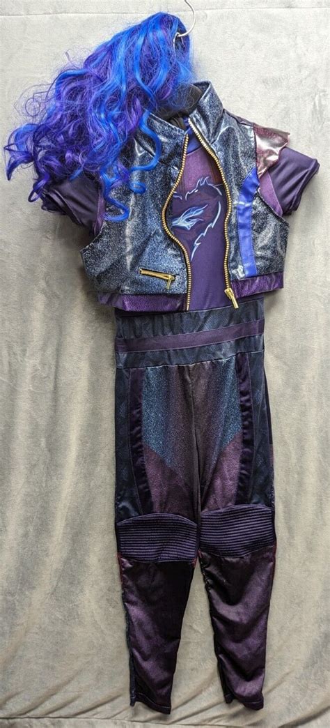 Descendants 3 Mal Deluxe Child Medium Costume Jumpsu Gem