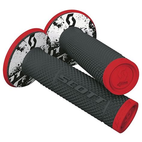 Scott Grip Sx Ii Teci Moto Grips Donut Red Black Ring For Sale Online