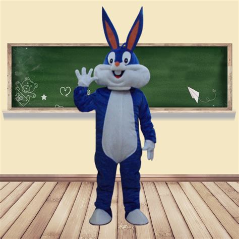 Bugs Bunny Anime Mascot Cartoon Costume For Adult Halloween Christmas