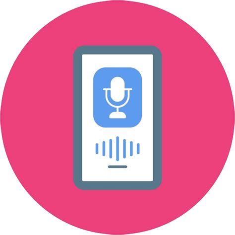 Premium Vector Voice Recorder Vector Illustration Style