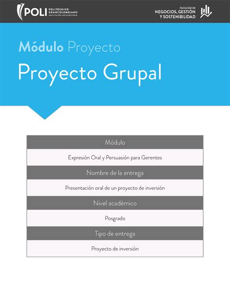 GUIA Proyecto Grupal GUIA DE PRACTICA Etapas De Un Plan De