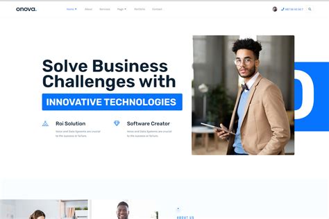 Onova Technology IT Solutions Elementor Template Kit By Themesflat