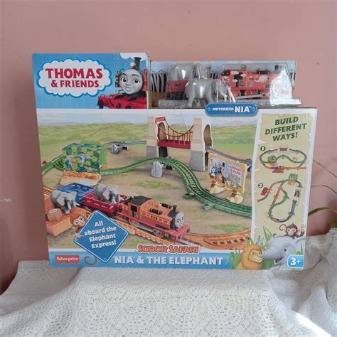 Thomas & Friends Sodor Safari Nia And The Elephant Motorised Set New Toy 3+ - town-green.com