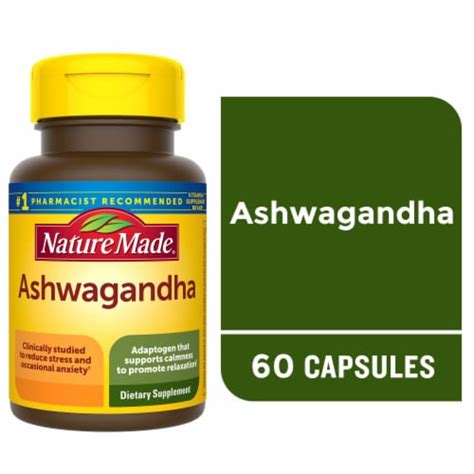 Nature Made® Ashwagandha Capsules 125mg 60 Ct Ralphs