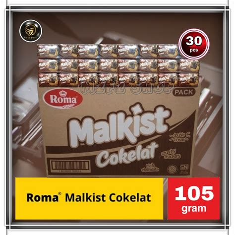 Roma Biskuit Malkist Krim Cokelat 105 Gr Kemasan Karton Lazada