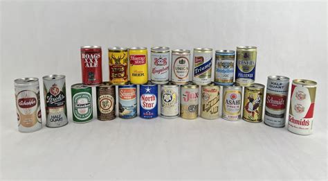Collection Of Vintage Beer Cans