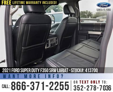 Ford Super Duty F Srw Lariat Leather Seats Sync For Sale In