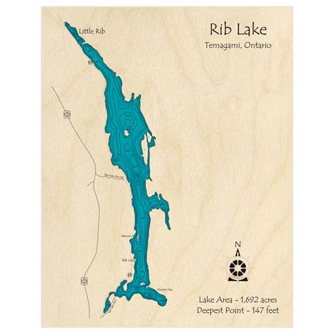 Rib Lake Custom Laser Cut Art Lake Art Llc