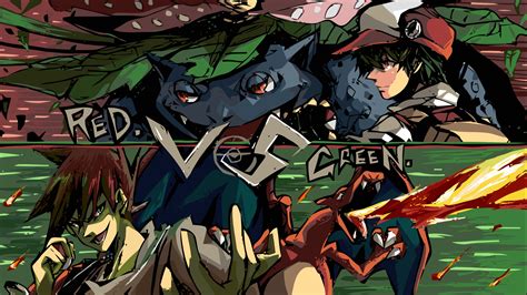 1080x1920 resolution | Pokemon Red vs Green collage artwork HD wallpaper | Wallpaper Flare