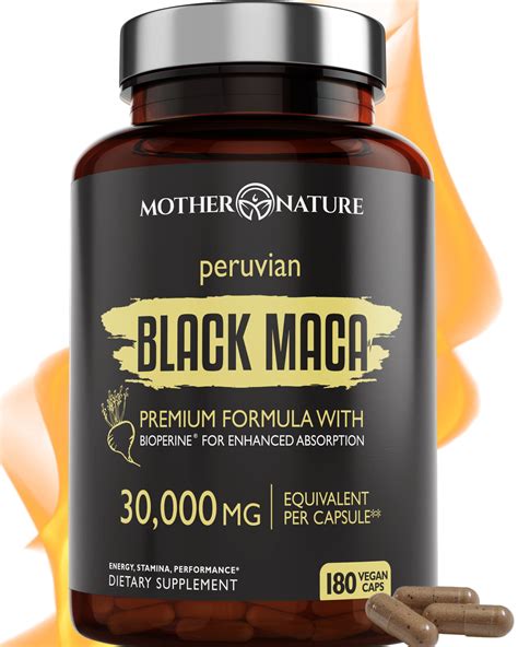 Buy Black Maca Root Extract Highest Potency 40 1 30 000mg 6 Month