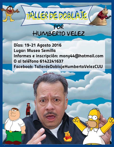 Taller De Doblaje Con Humberto Velez En Chihuahua