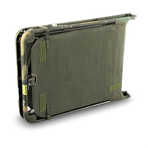 Used Us Military Folding Adjustable Hospital Bed Olive Drab