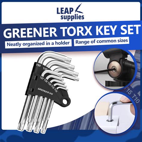 Greener Torx Key Set Leapsupplies Singapore