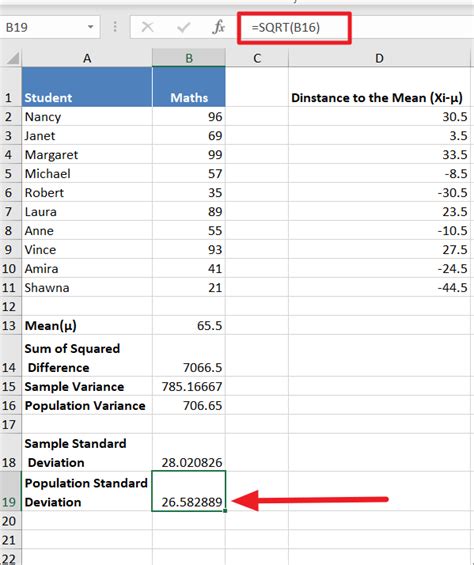 Hoe De Standaardafwijking In Excel Te Berekenen