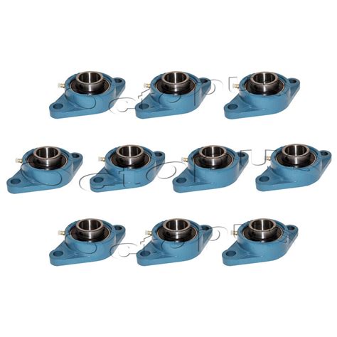 10 Pcs UCFL 209 26 Self Align 2 Bolt Flange Pillow Block Bearing 1 5 8