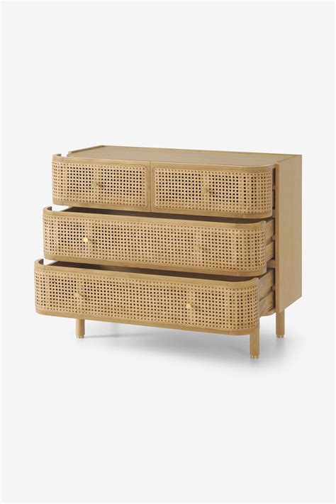 Buy Made Natural Oak And Rattan Ankhara Chest Of Drawers From The Next Uk Online Shop