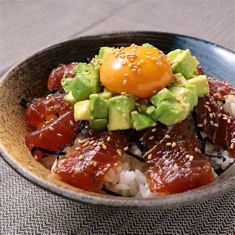 ゆず胡椒香る マグロとアボカドの漬け丼 作り方・レシピ クラシル