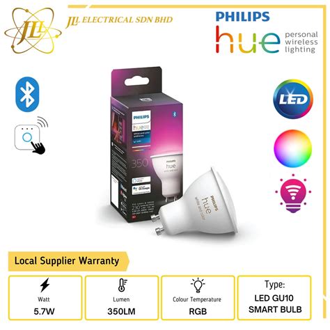 Philips Hue Led Bluetooth 57w Gu10 White And Color Ambience Led Bulb