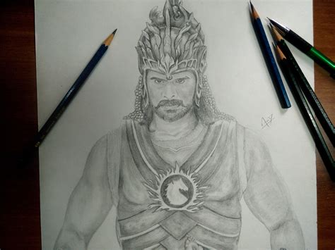 Bahubali 2 Sketch Download Free Mock Up