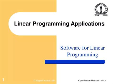 Ppt Linear Programming Applications Powerpoint Presentation Free Download Id4613073