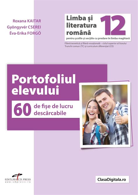 Limba I Literatura Rom N Pentru Colile Cu Predare N Limba Maghiar