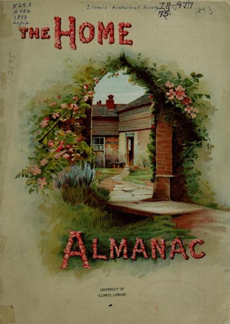 The Home Almanac Vintage Art Old Farmers Almanac Cover Art