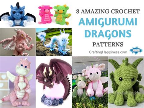 8 Amazing Crochet Amigurumi Dragon Patterns - Crafting Happiness