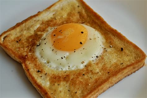 Egg In A Hole Recipe Student Eats