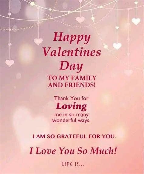 Happy Valentines Day To My Family And Friends Pictures, Photos, and Images for Facebook, Tumblr ...