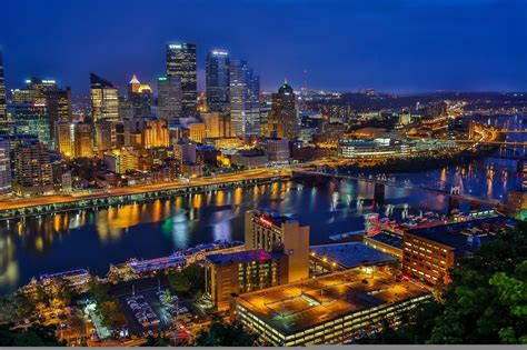 Pittsburgh Skyline Wallpapers - Top Free Pittsburgh Skyline Backgrounds ...