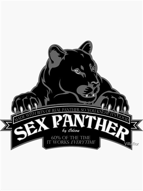 Sex Panther By Odeon Sticker For Sale By Villaflor Redbubble