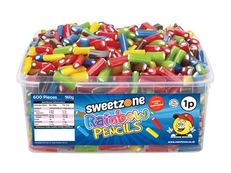 Sweet Zone Rainbow Pencils The Online Sweet Shop