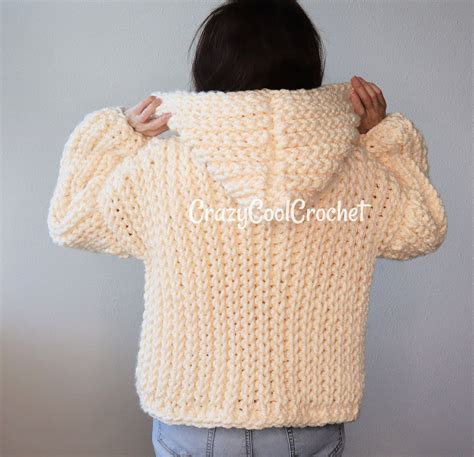 Crochet Jacket With Hood Free Pattern Artofit