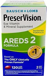 Preservision Areds Vitamin Mineral Supplement Soft Gels Ea