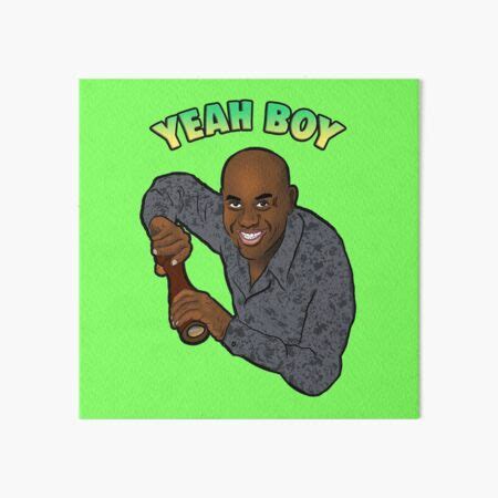 Yeah Boy Spicy Ainsley Harriott Meme Art Board Print For Sale By